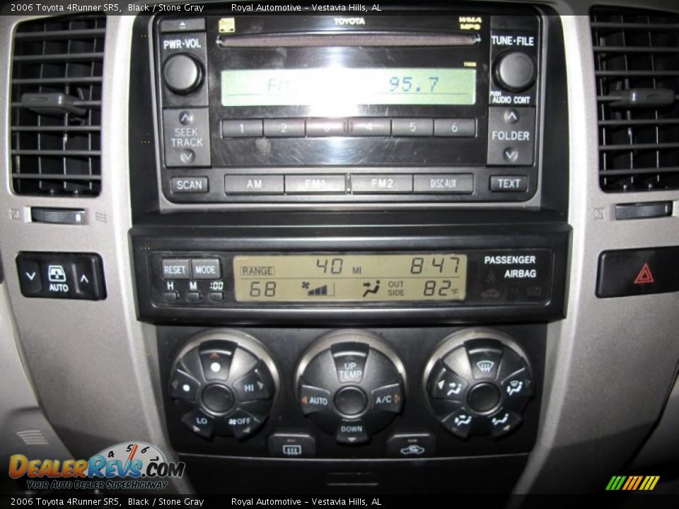 2006 Toyota 4Runner SR5 Black / Stone Gray Photo #16