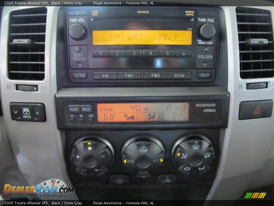 2006 Toyota 4Runner SR5 Black / Stone Gray Photo #17