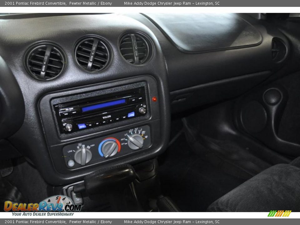 2001 Pontiac Firebird Convertible Pewter Metallic / Ebony Photo #10