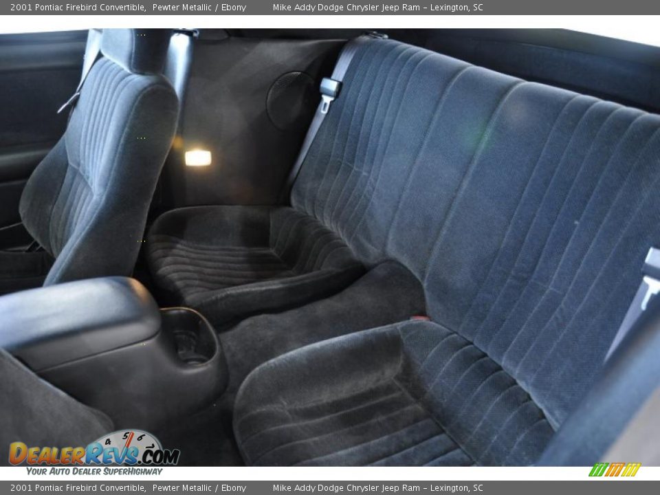 2001 Pontiac Firebird Convertible Pewter Metallic / Ebony Photo #14