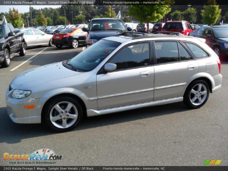 2003 Mazda Protege 5 Wagon Sunlight Silver Metallic / Off Black Photo #1