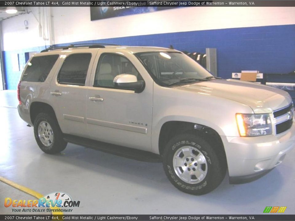 2007 Chevrolet Tahoe LT 4x4 Gold Mist Metallic / Light Cashmere/Ebony Photo #7