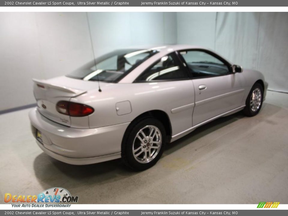 2002 Chevrolet Cavalier LS Sport Coupe Ultra Silver Metallic / Graphite Photo #6