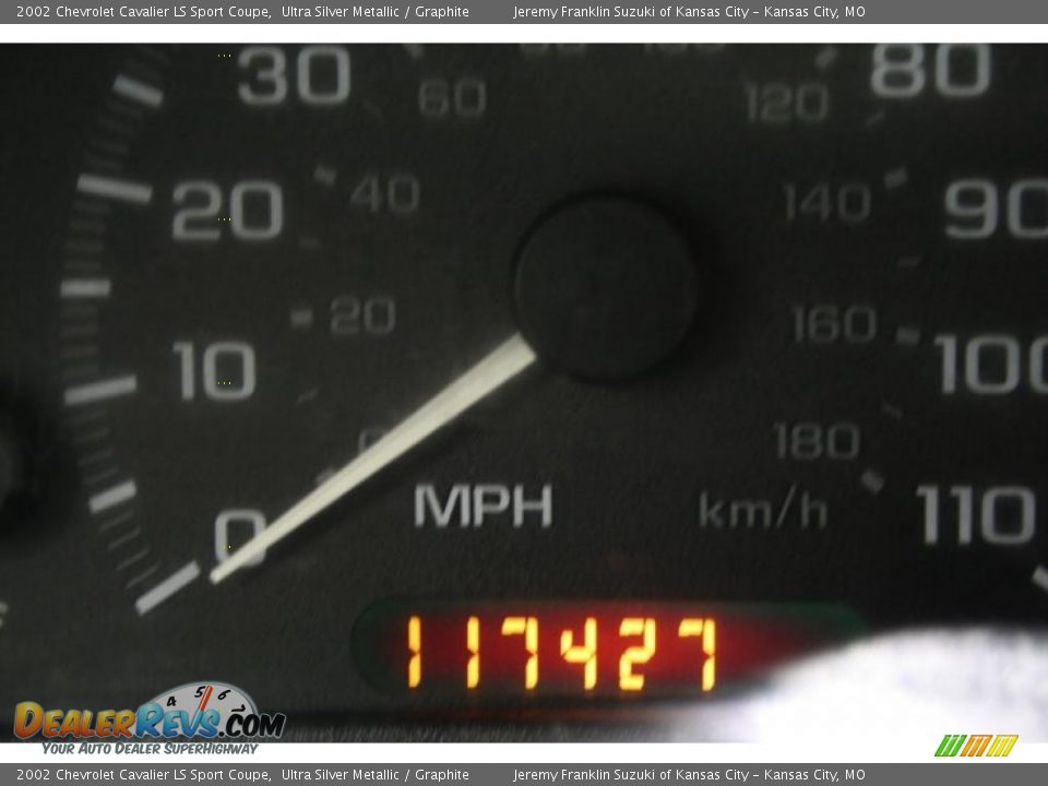 2002 Chevrolet Cavalier LS Sport Coupe Ultra Silver Metallic / Graphite Photo #22