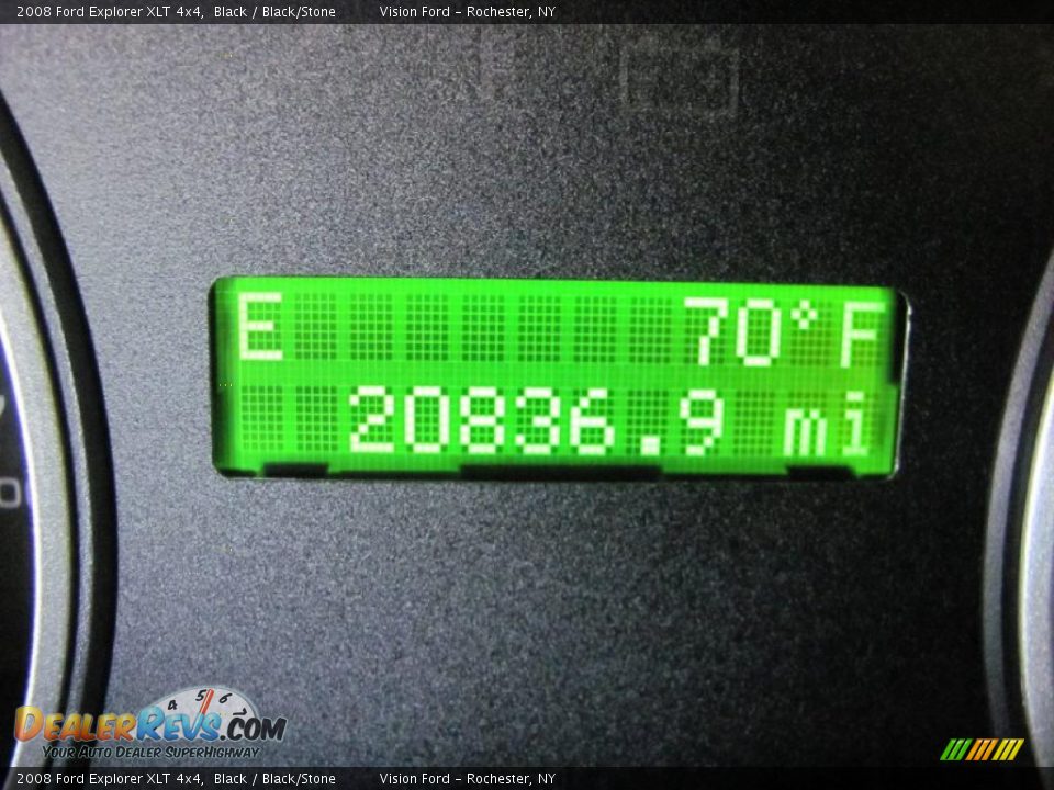 2008 Ford Explorer XLT 4x4 Black / Black/Stone Photo #3
