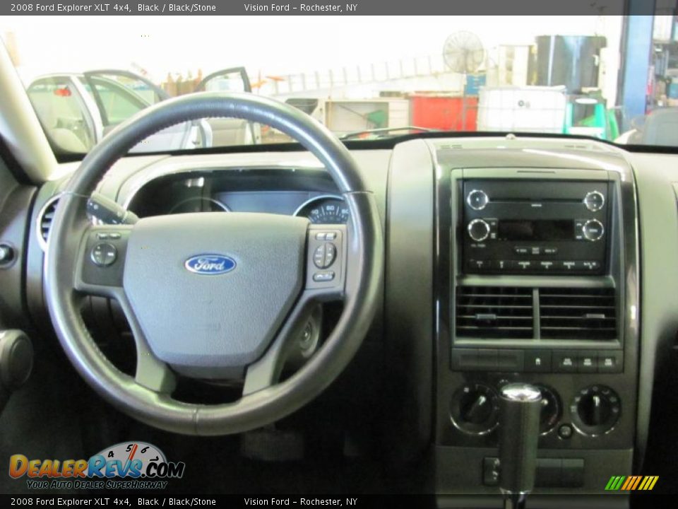 2008 Ford Explorer XLT 4x4 Black / Black/Stone Photo #4