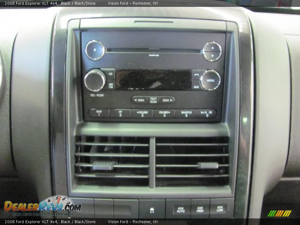 2008 Ford Explorer XLT 4x4 Black / Black/Stone Photo #5