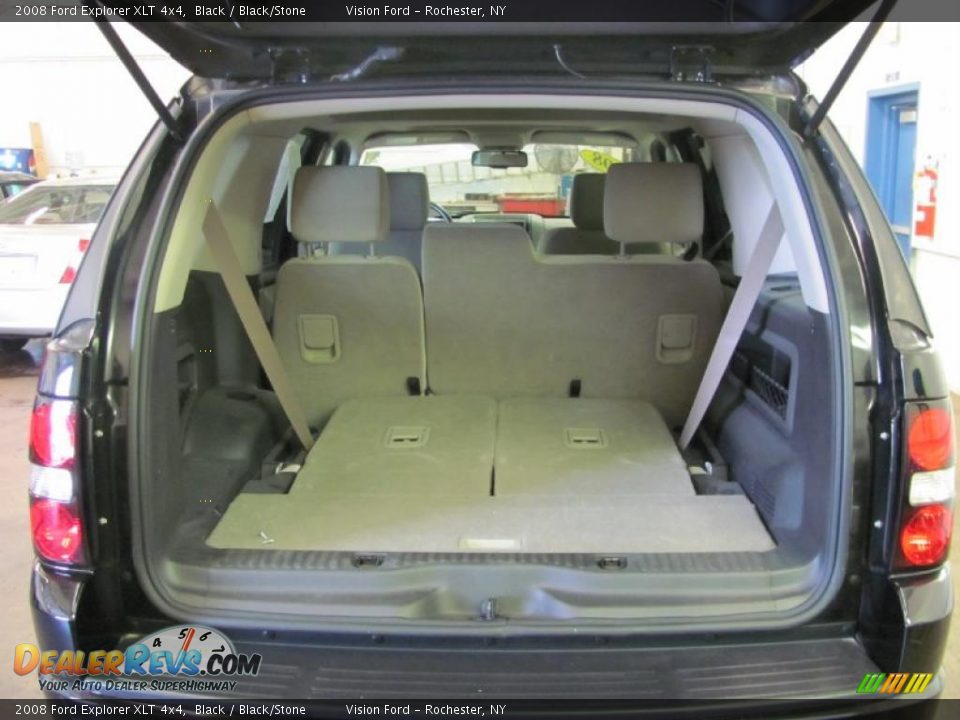 2008 Ford Explorer XLT 4x4 Black / Black/Stone Photo #6
