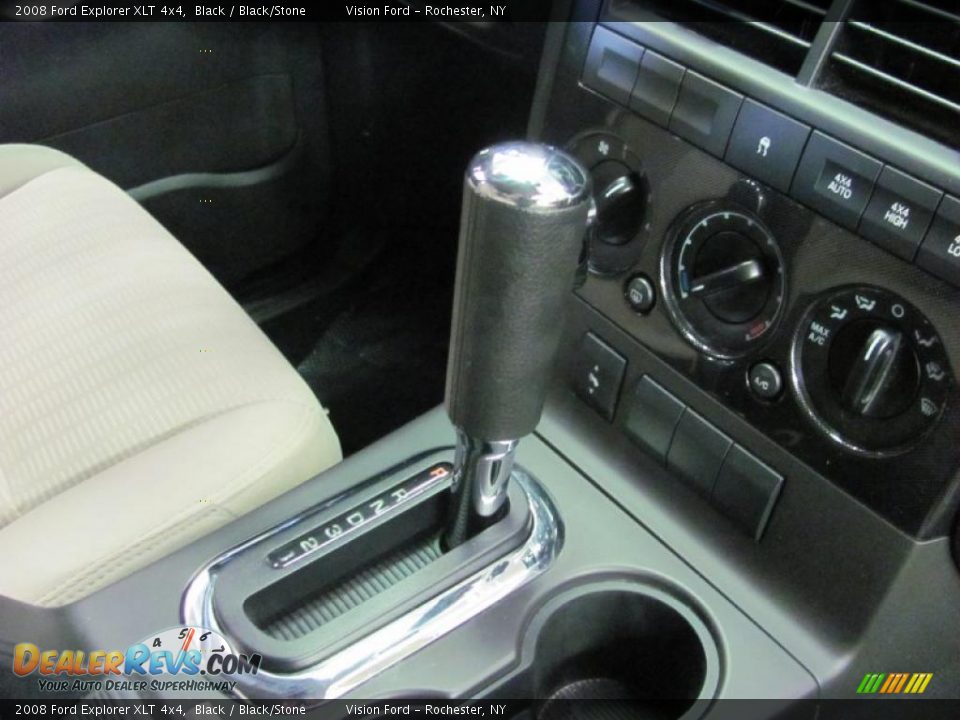 2008 Ford Explorer XLT 4x4 Black / Black/Stone Photo #22