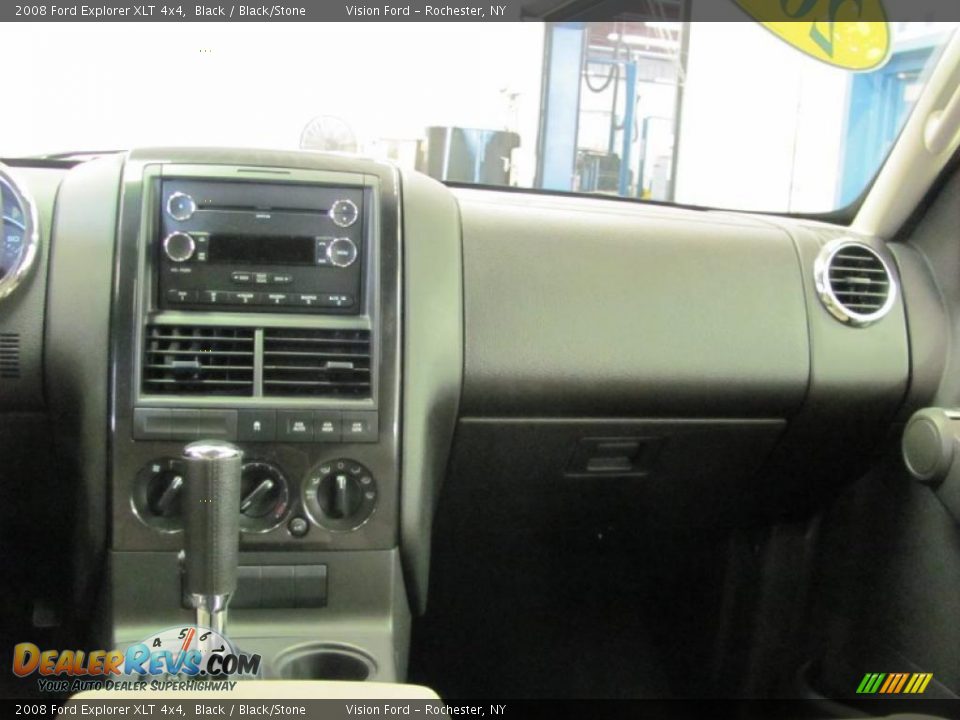 2008 Ford Explorer XLT 4x4 Black / Black/Stone Photo #24