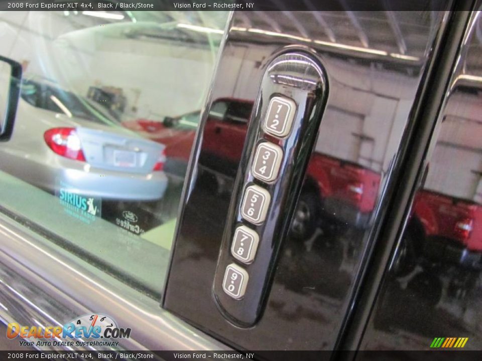 2008 Ford Explorer XLT 4x4 Black / Black/Stone Photo #27