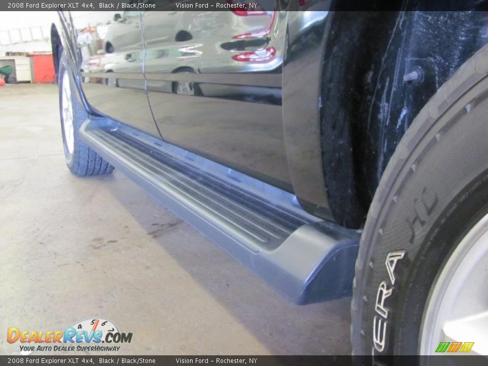 2008 Ford Explorer XLT 4x4 Black / Black/Stone Photo #32