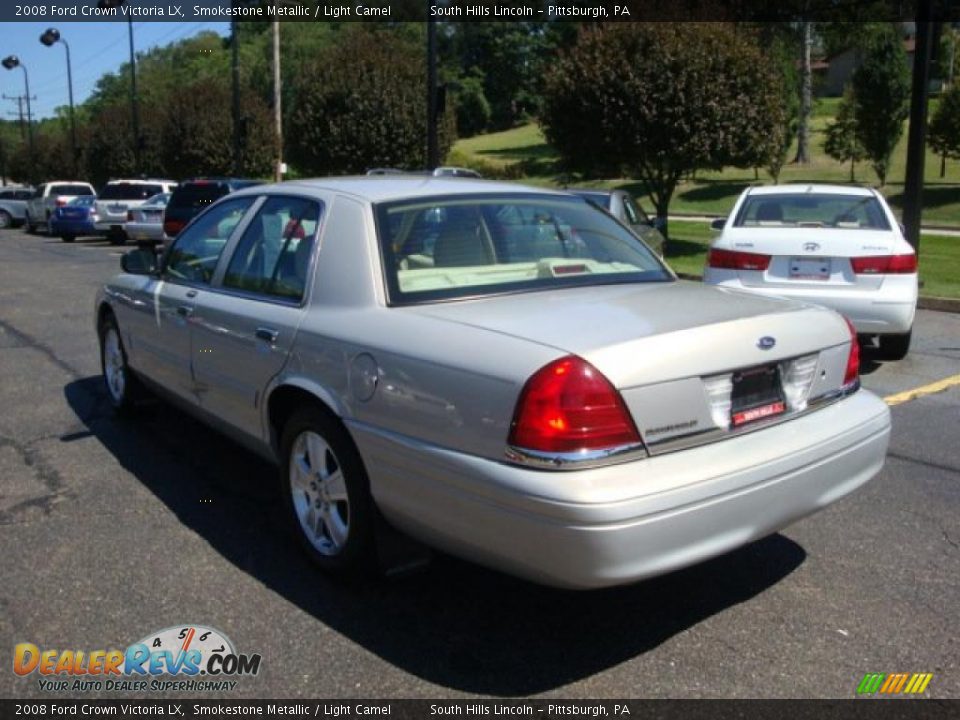 2008 Ford Crown Victoria LX Smokestone Metallic / Light Camel Photo #2
