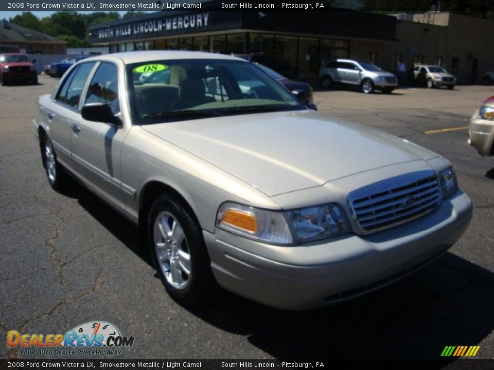 2008 Ford Crown Victoria LX Smokestone Metallic / Light Camel Photo #5