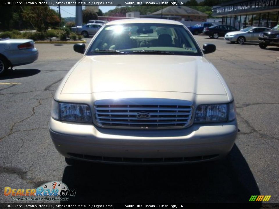 2008 Ford Crown Victoria LX Smokestone Metallic / Light Camel Photo #6