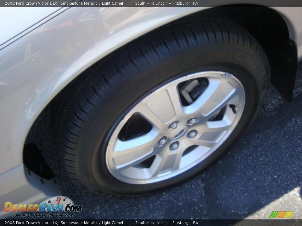 2008 Ford Crown Victoria LX Smokestone Metallic / Light Camel Photo #7