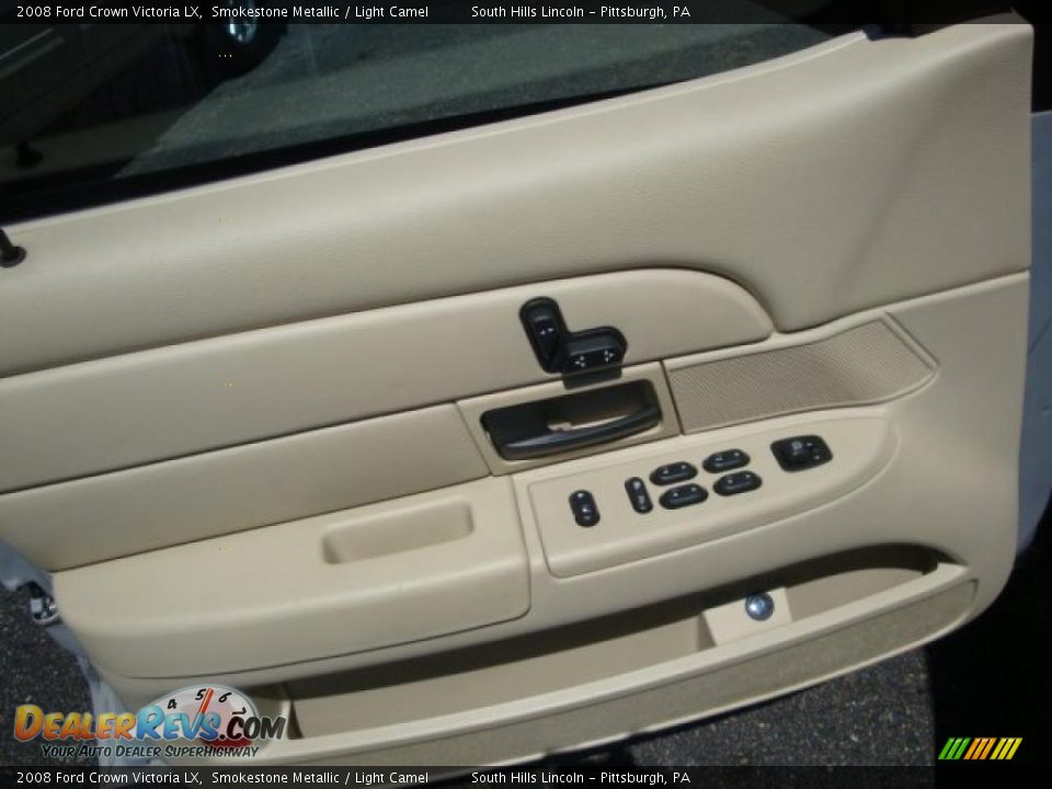 2008 Ford Crown Victoria LX Smokestone Metallic / Light Camel Photo #11