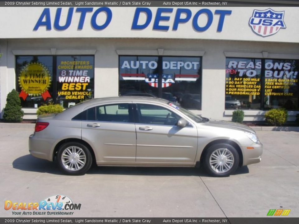 2009 Chrysler Sebring Limited Sedan Light Sandstone Metallic / Dark Slate Gray Photo #1
