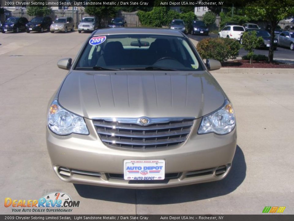 2009 Chrysler Sebring Limited Sedan Light Sandstone Metallic / Dark Slate Gray Photo #3