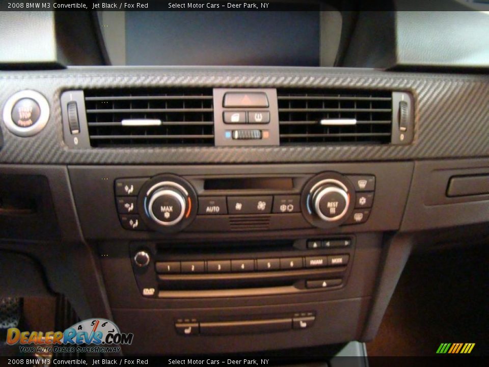 2008 BMW M3 Convertible Jet Black / Fox Red Photo #9