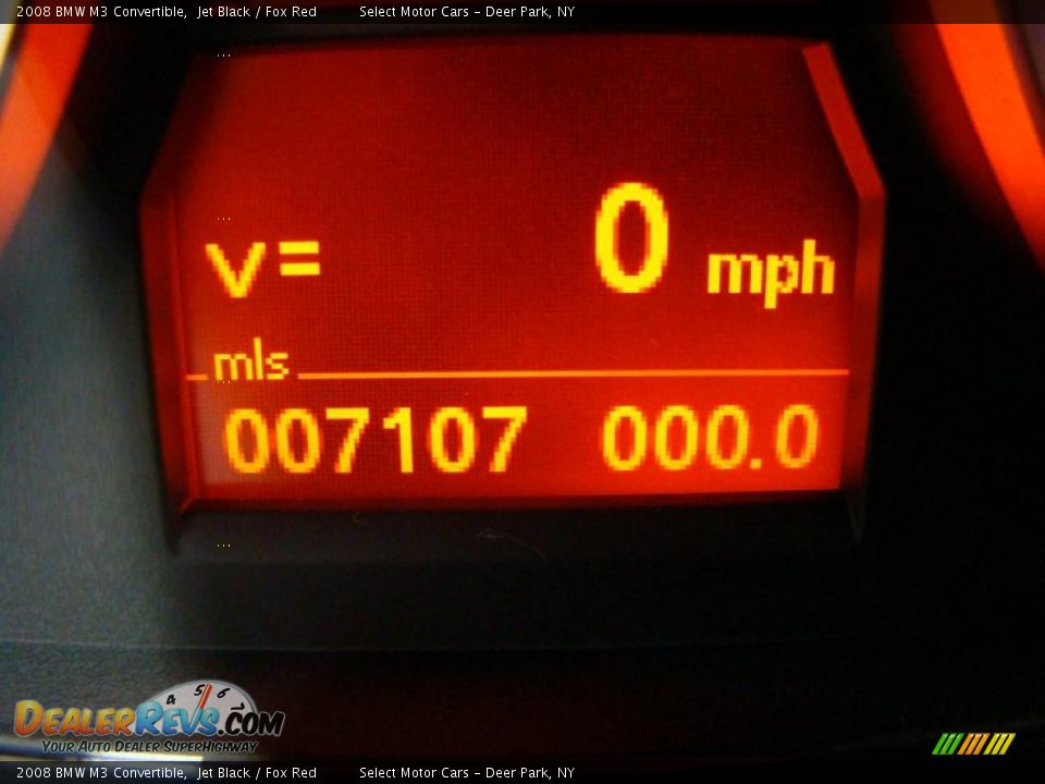 2008 BMW M3 Convertible Jet Black / Fox Red Photo #16