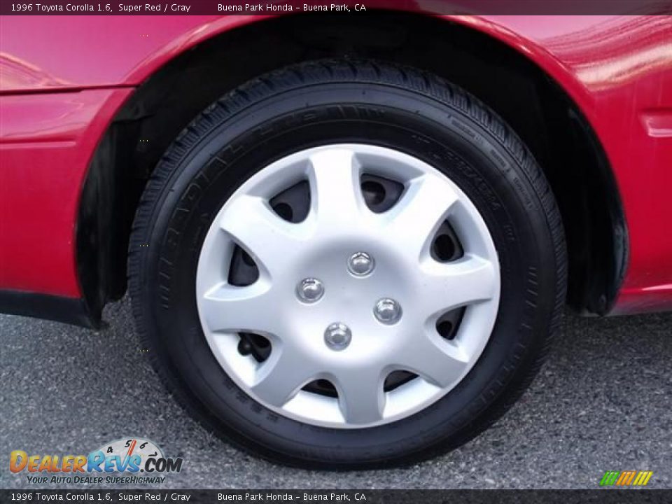 1996 Toyota Corolla 1.6 Super Red / Gray Photo #9