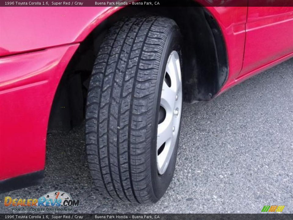 1996 Toyota Corolla 1.6 Super Red / Gray Photo #10