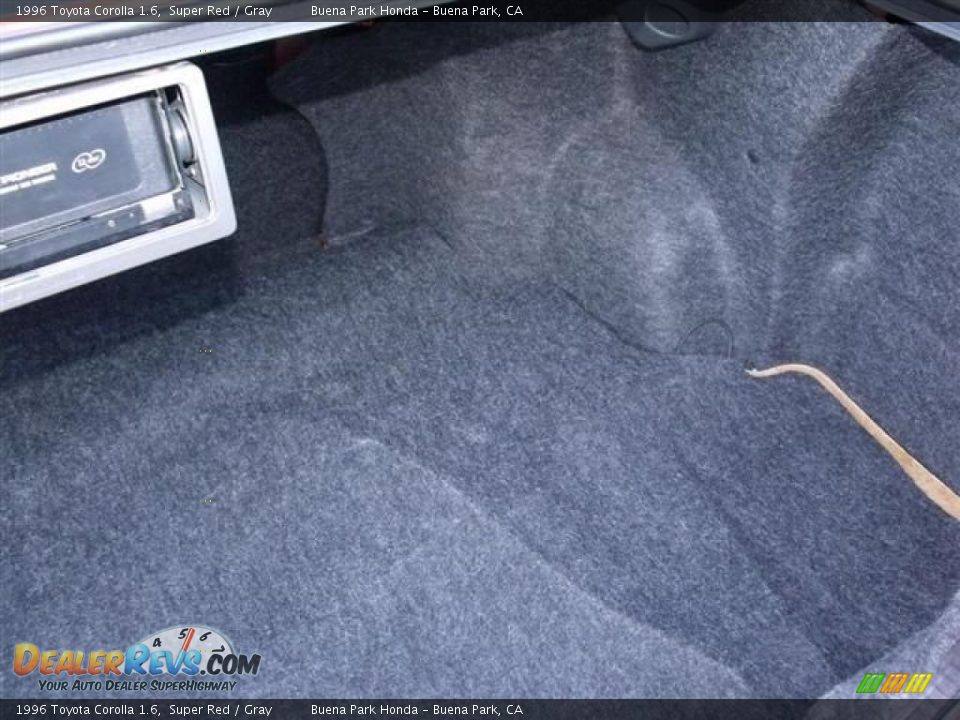 1996 Toyota Corolla 1.6 Super Red / Gray Photo #25