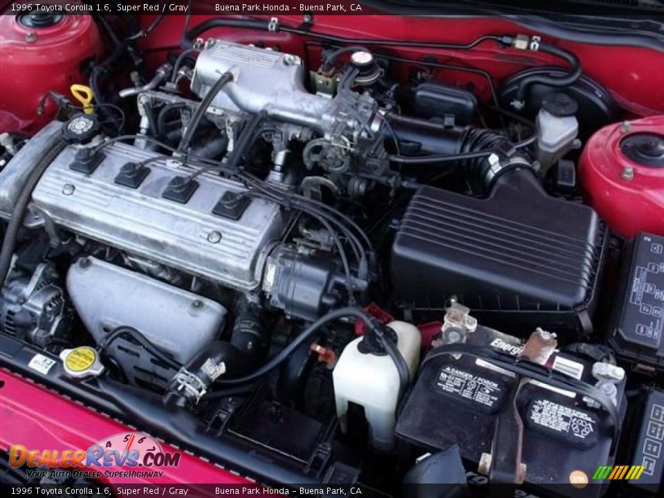 1996 Toyota Corolla 1.6 Super Red / Gray Photo #30