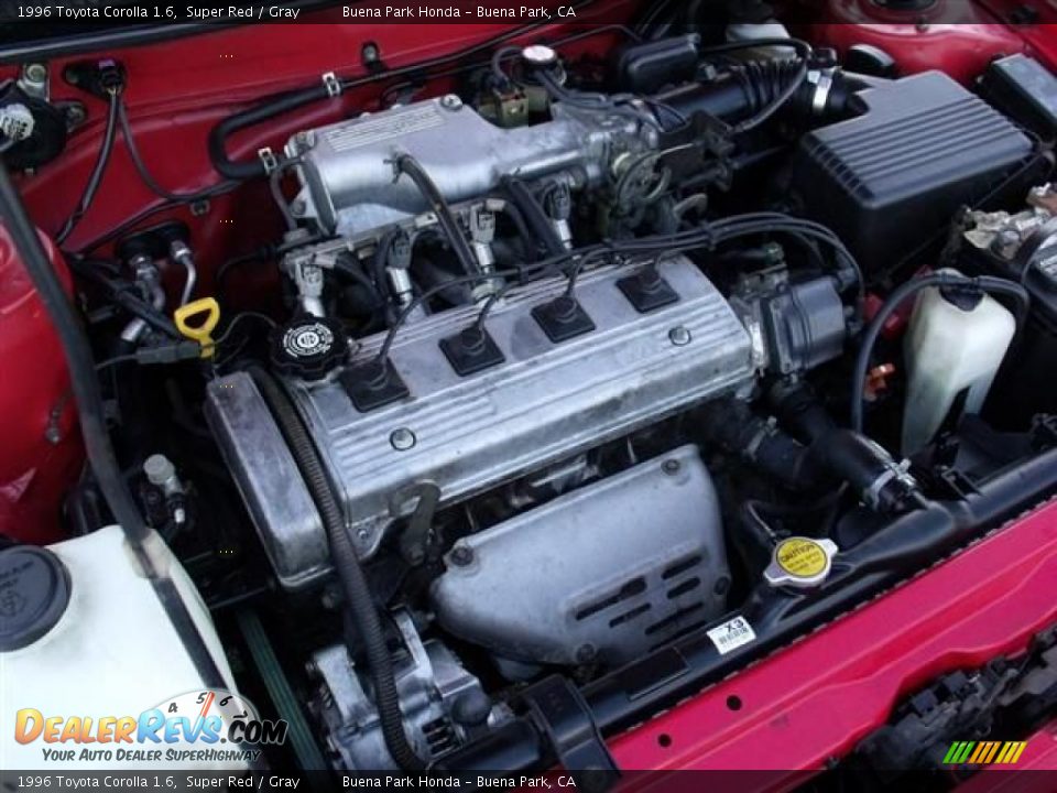 1996 Toyota Corolla 1.6 Super Red / Gray Photo #31