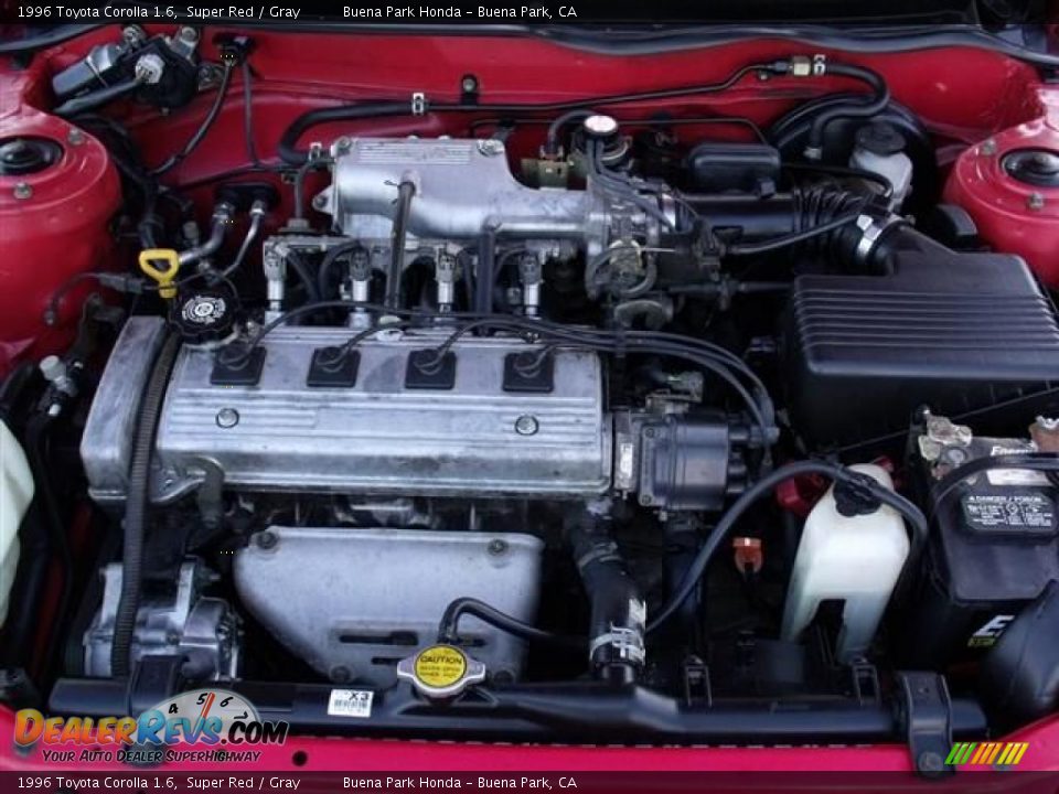 1996 Toyota Corolla 1.6 Super Red / Gray Photo #32