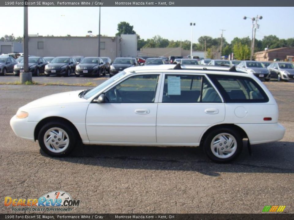 1998 Ford Escort SE Wagon Performance White / Gray Photo #1