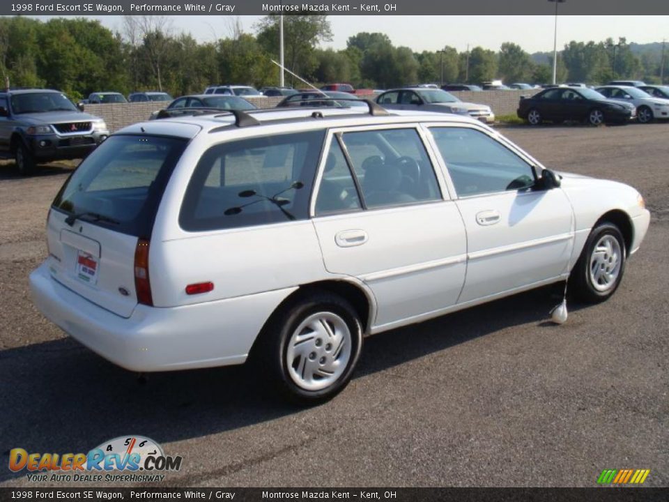 1998 Ford Escort SE Wagon Performance White / Gray Photo #5