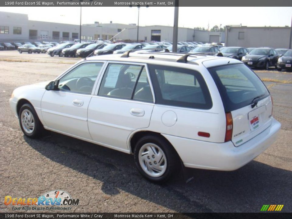 1998 Ford Escort SE Wagon Performance White / Gray Photo #6