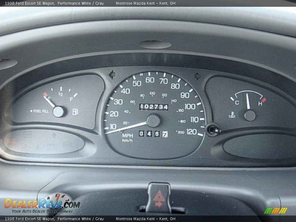 1998 Ford Escort SE Wagon Performance White / Gray Photo #19