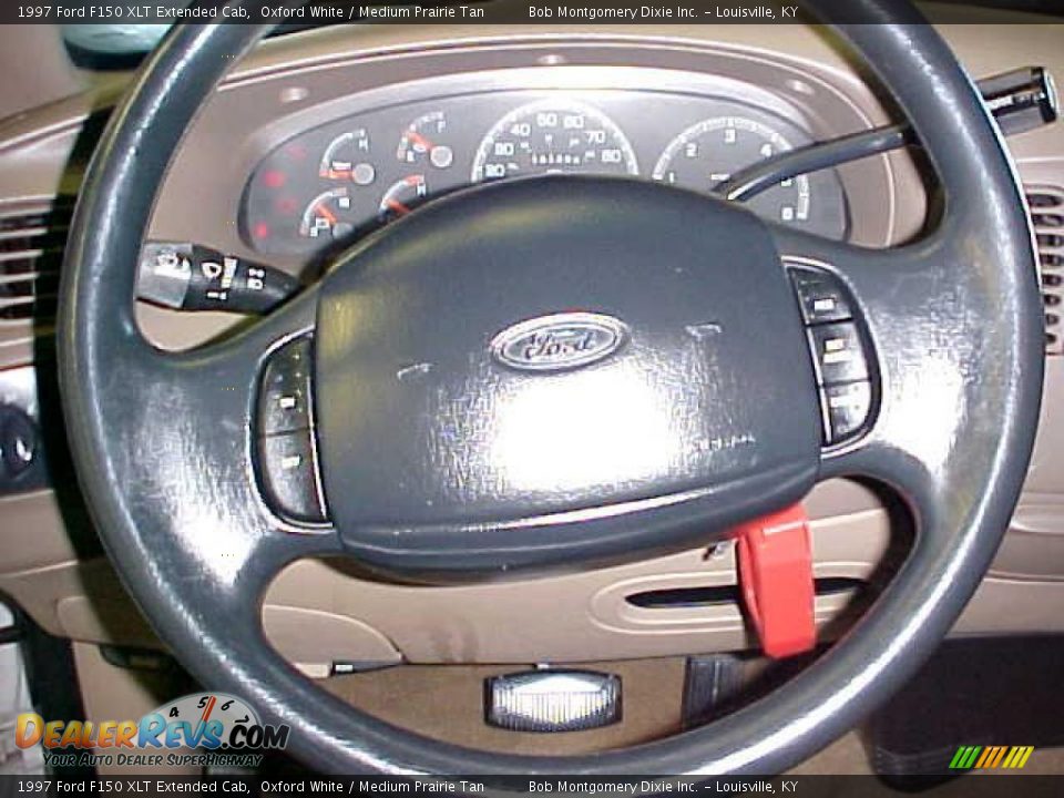 1997 Ford F150 XLT Extended Cab Oxford White / Medium Prairie Tan Photo #19