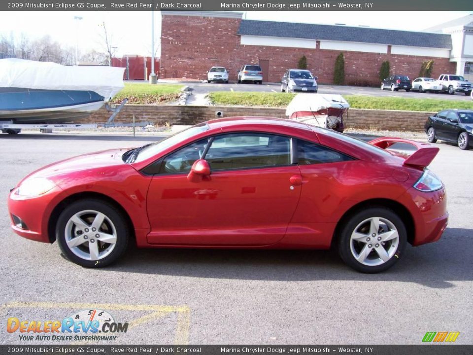 2009 Mitsubishi Eclipse GS Coupe Rave Red Pearl / Dark Charcoal Photo #2