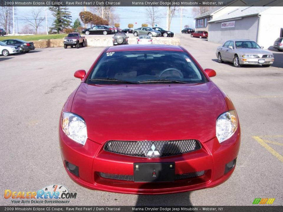 2009 Mitsubishi Eclipse GS Coupe Rave Red Pearl / Dark Charcoal Photo #8