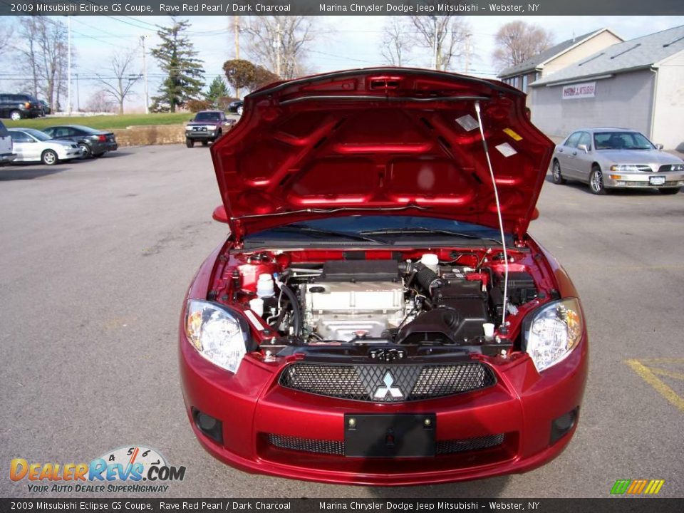 2009 Mitsubishi Eclipse GS Coupe Rave Red Pearl / Dark Charcoal Photo #9