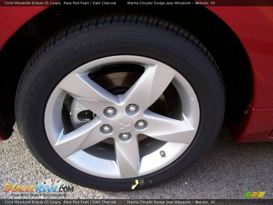 2009 Mitsubishi Eclipse GS Coupe Rave Red Pearl / Dark Charcoal Photo #21