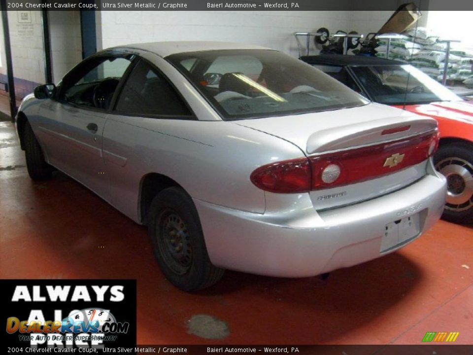 2004 Chevrolet Cavalier Coupe Ultra Silver Metallic / Graphite Photo #2