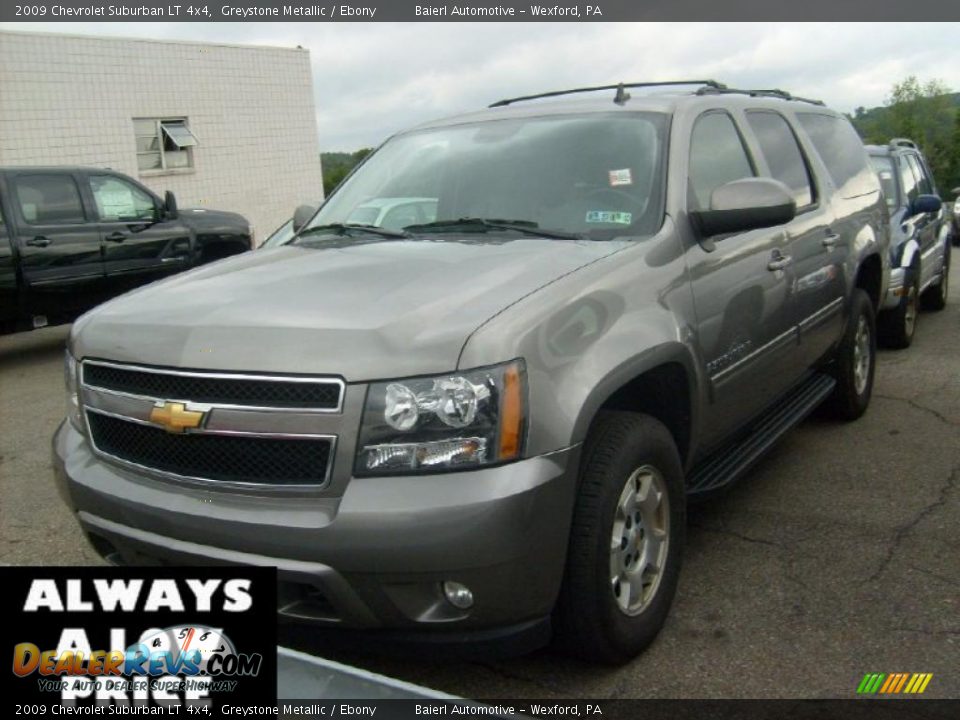 2009 Chevrolet Suburban LT 4x4 Greystone Metallic / Ebony Photo #2