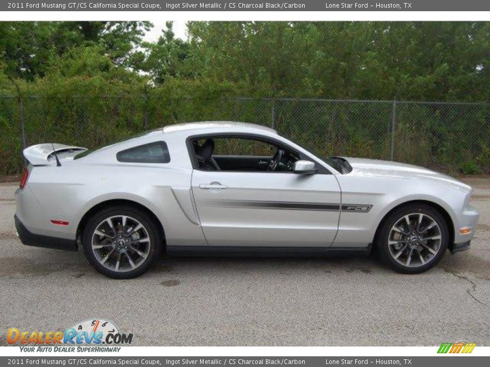 2011 Ford Mustang GT/CS California Special Coupe Ingot Silver Metallic / CS Charcoal Black/Carbon Photo #2