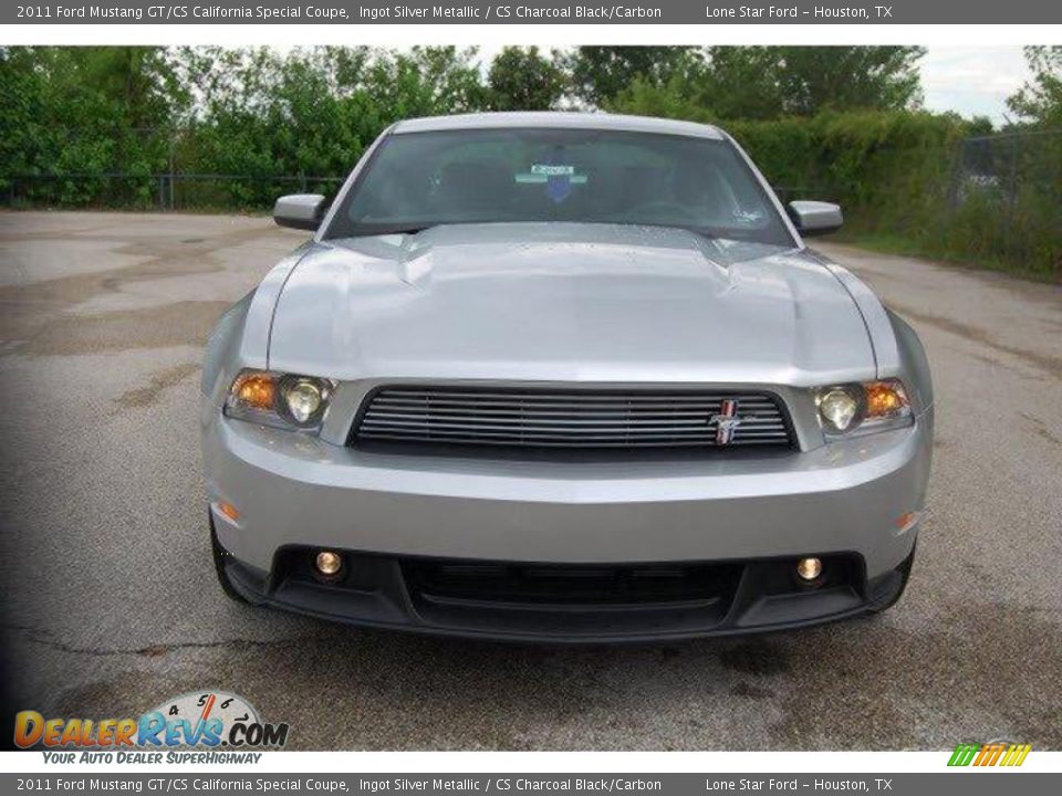 2011 Ford Mustang GT/CS California Special Coupe Ingot Silver Metallic / CS Charcoal Black/Carbon Photo #3
