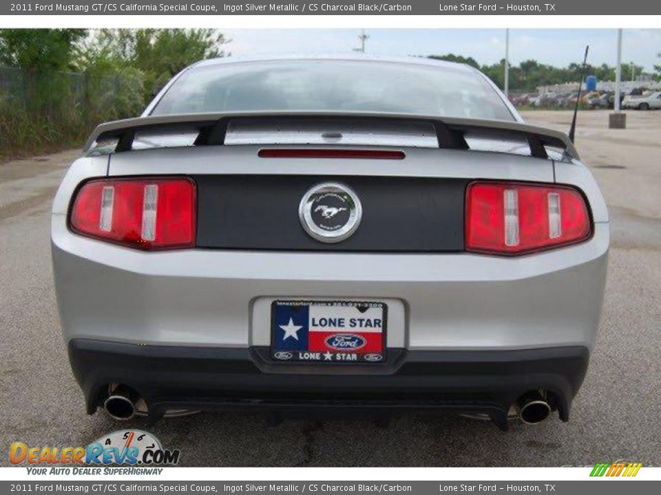 2011 Ford Mustang GT/CS California Special Coupe Ingot Silver Metallic / CS Charcoal Black/Carbon Photo #4