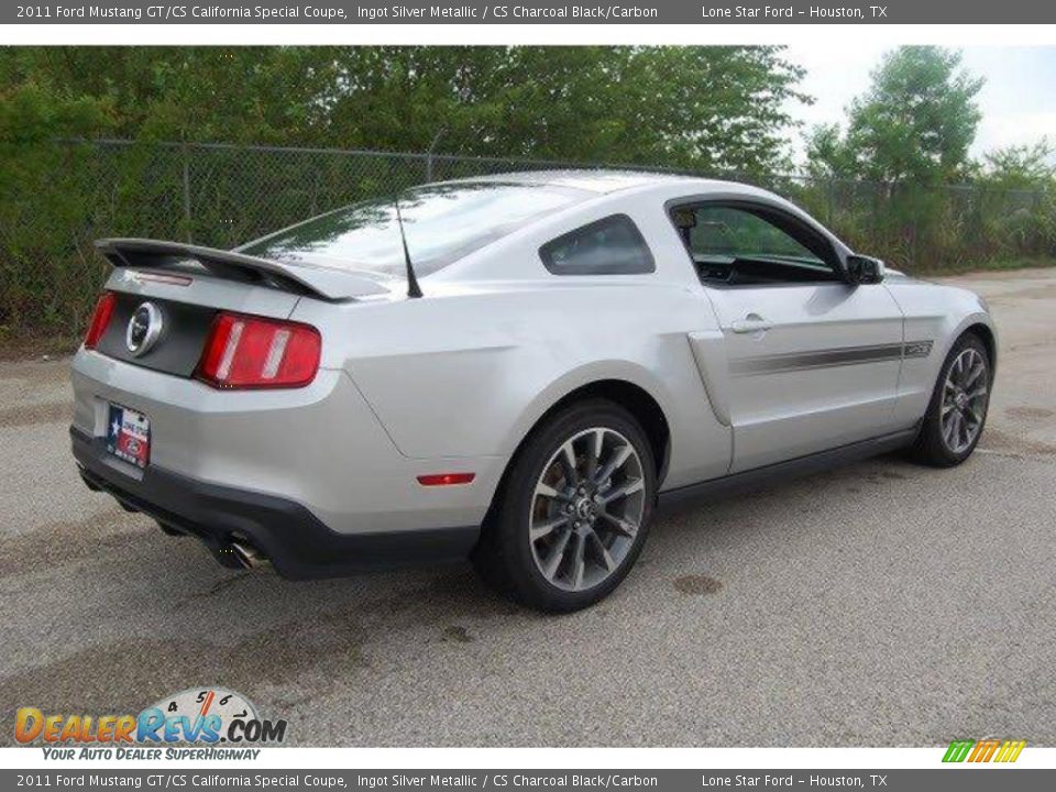 2011 Ford Mustang GT/CS California Special Coupe Ingot Silver Metallic / CS Charcoal Black/Carbon Photo #6