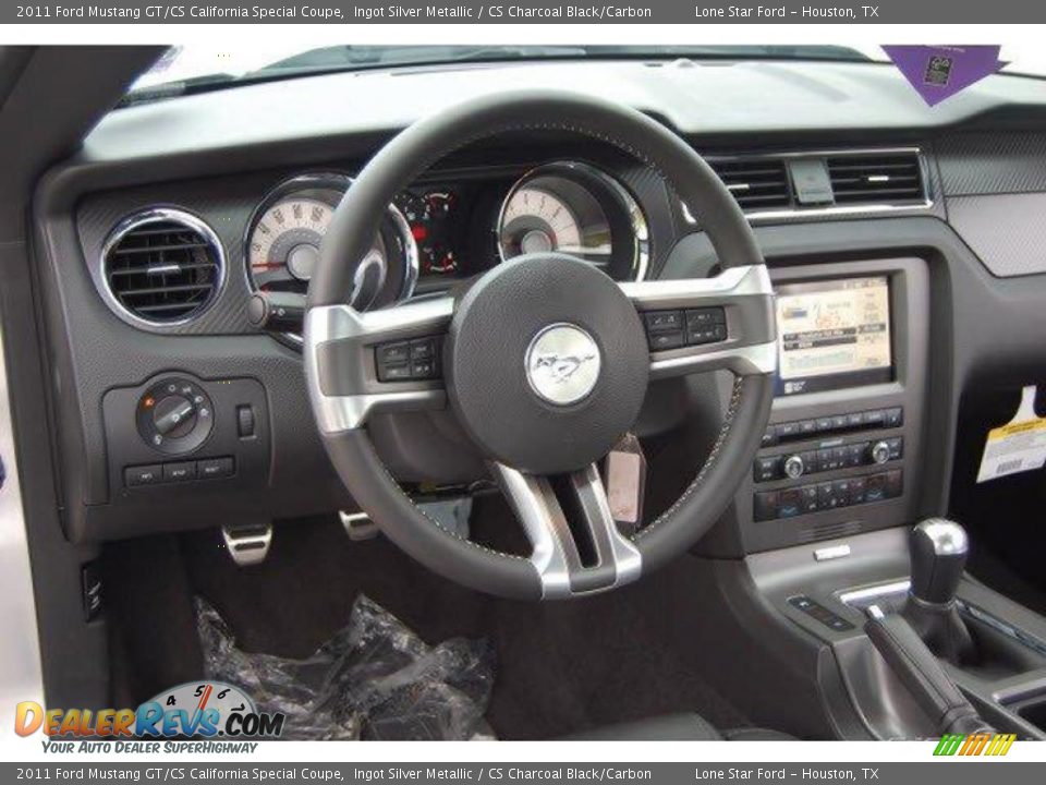 2011 Ford Mustang GT/CS California Special Coupe Ingot Silver Metallic / CS Charcoal Black/Carbon Photo #9