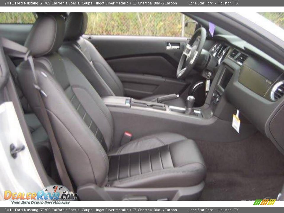 2011 Ford Mustang GT/CS California Special Coupe Ingot Silver Metallic / CS Charcoal Black/Carbon Photo #11