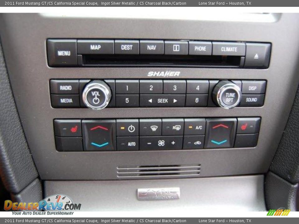 2011 Ford Mustang GT/CS California Special Coupe Ingot Silver Metallic / CS Charcoal Black/Carbon Photo #16