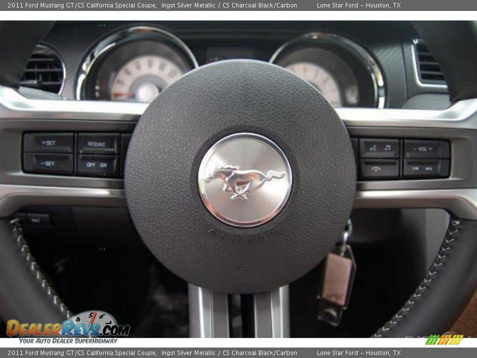 2011 Ford Mustang GT/CS California Special Coupe Ingot Silver Metallic / CS Charcoal Black/Carbon Photo #22